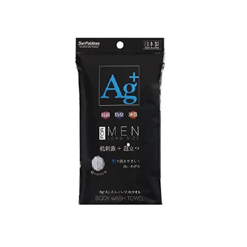 Agメンズスーパーソフト ボディタオル超やわらかめ