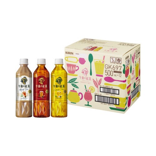 午後の紅茶 500ml12本入りアソート