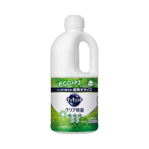 キュキュット クリア除菌 緑茶 詰替用1250ml