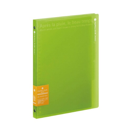 バインダ B5スリム グリーン LN223G