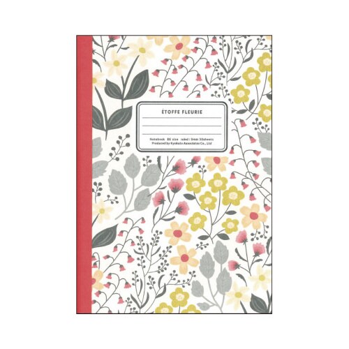 花柄ノート B6 アイボリー CF158IV