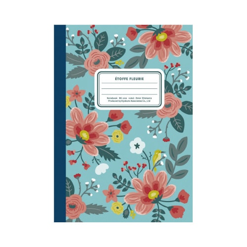 花柄ノート B6 グリーン CF158G
