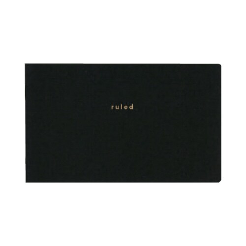 R1719 ノート デスク横罫 ブラック×10