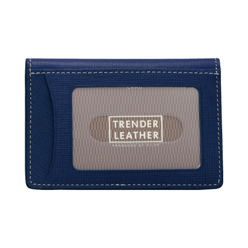 パス入ダブル トレンダーレザー05 ブルー