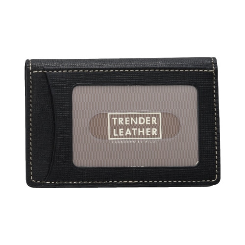 パス入ダブル トレンダーレザー05 ブラック