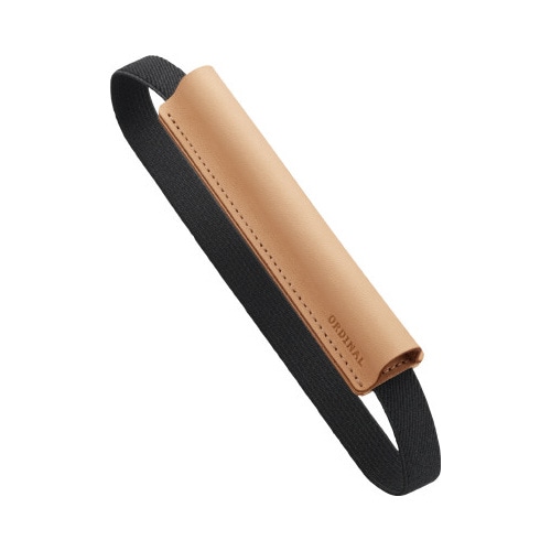 革製ペン差し付手帳バンド ブラック