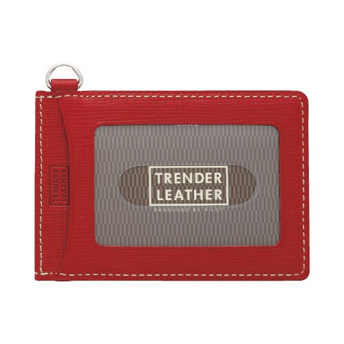 パス入シングル トレンダーレザー05 レッド