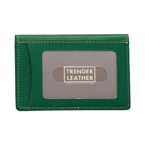 パス入ダブル トレンダーレザー05 グリーン