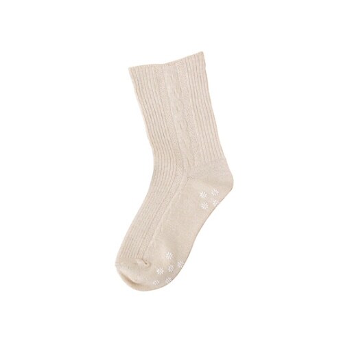 婦人ゴムなしスベリ止め付ソックス