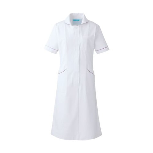 ワンピース半袖 パープル 3L