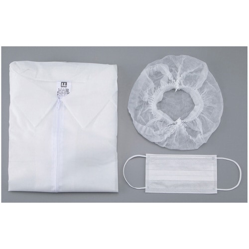 不織布ウェア Lサイズ 3点セット