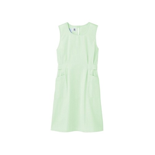 予防衣 レディス ノースリーブ グリーン