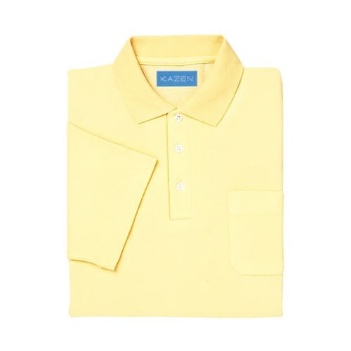 兼用ポロシャツ半袖 イエロー M