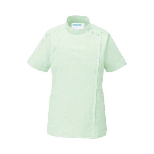 レディスジャケット半袖 ミントグリーン 4L