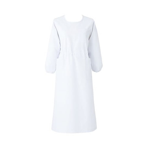 予防衣 七分袖 白 S