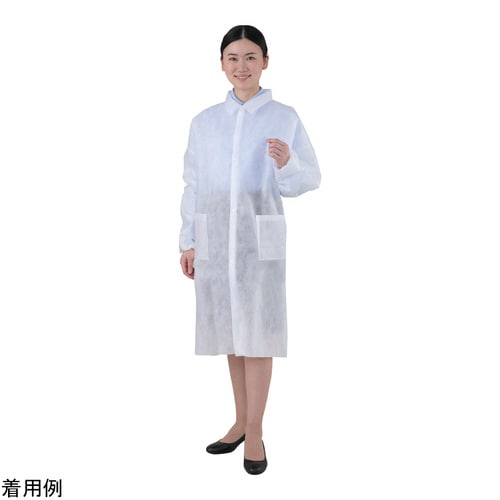 ディスポ白衣(ボタン留め)101cm