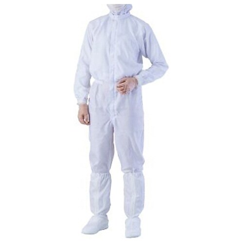 異物混入対策ツナギ服