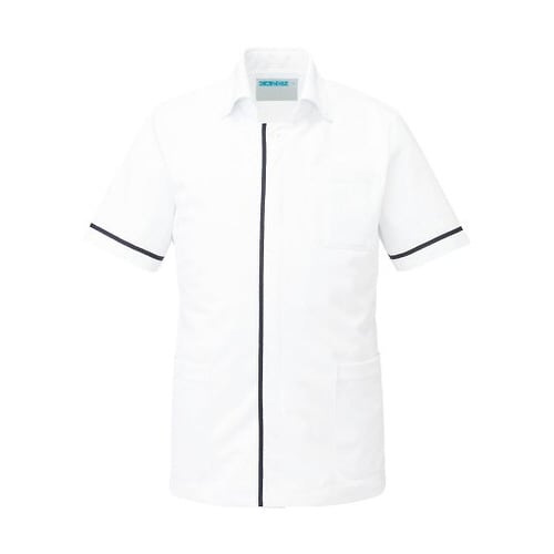 メンズジャケット半袖 ネイビー L