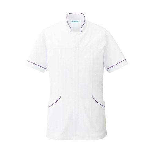 メンズジャケット半袖 パープル 4L