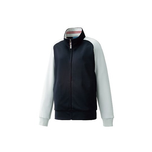 ジャージジャケット ネイビーxグレー SS