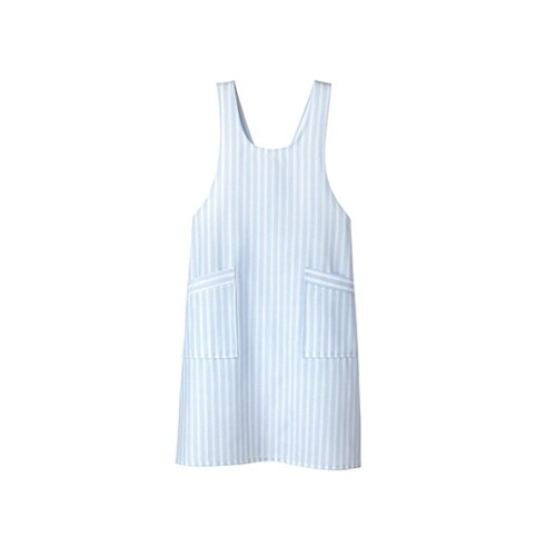 予防衣エプロン レディス ブルー