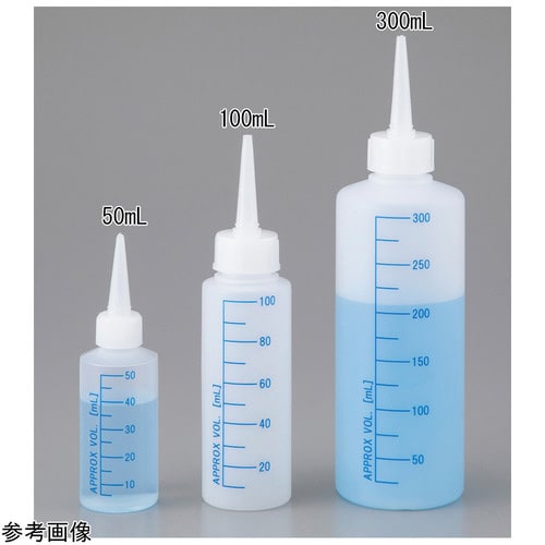 スポイトボトル(青色目盛り線付)300mL