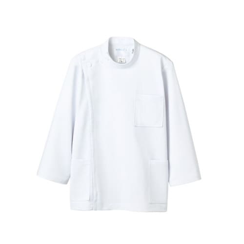 ケーシー メンズ 8分袖 白