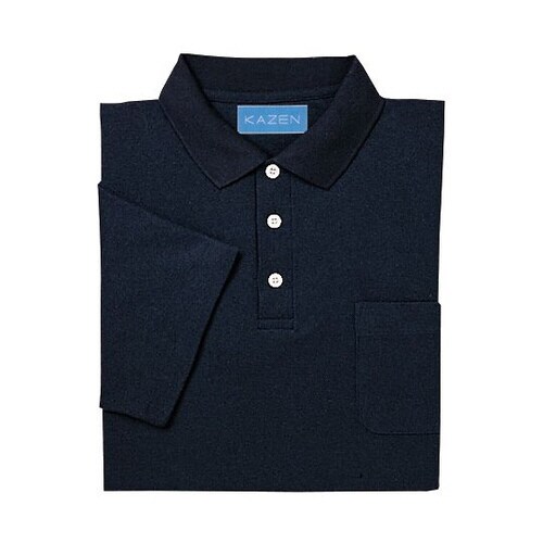 兼用ポロシャツ半袖 黒 M