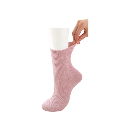 婦人ゴムなしスベリ止め付ソックス