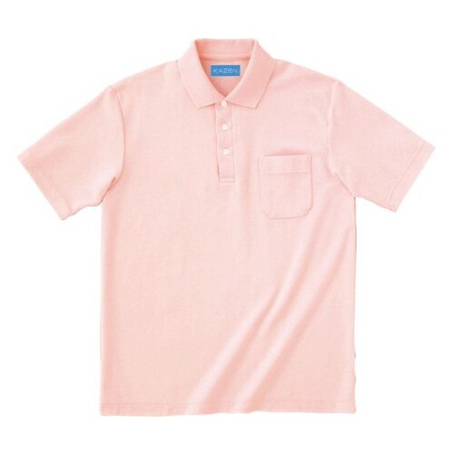 兼用ポロシャツ半袖 ピンク M