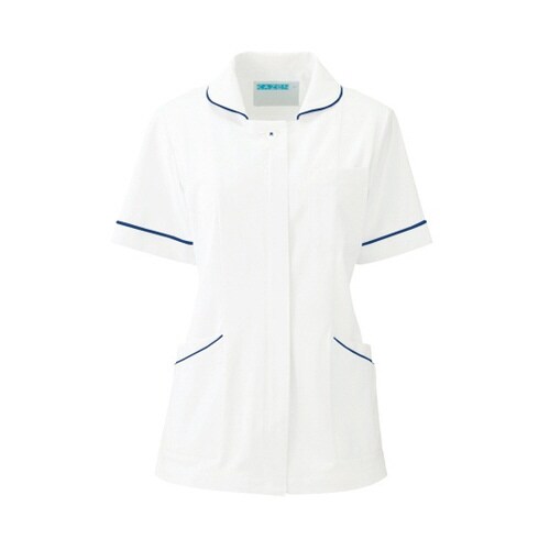 レディスジャケット半袖 ネイビー 3L