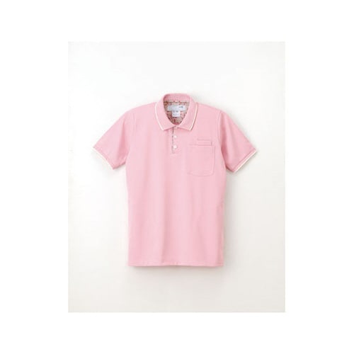 ニットシャツ ピンク LL