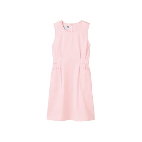 予防衣 レディス ノースリーブ ピンク