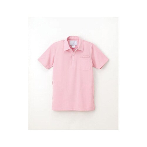 ニットシャツ ピンク LL