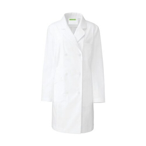 レディス診察衣Wハーフ丈 白 3L