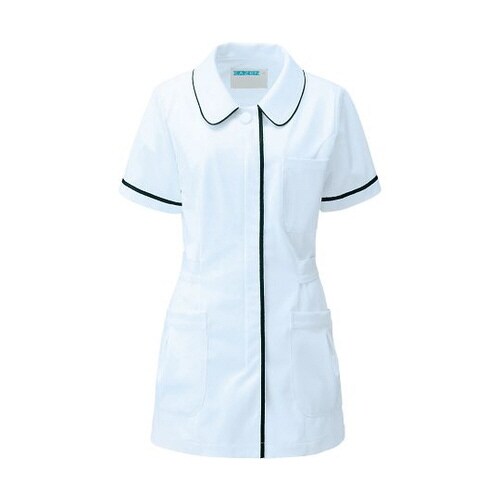 レディスジャケット半袖 サックス 3L