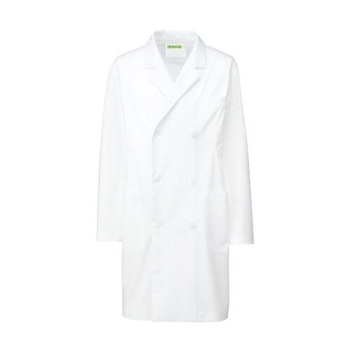 メンズ診察衣Wハーフ丈 白 S