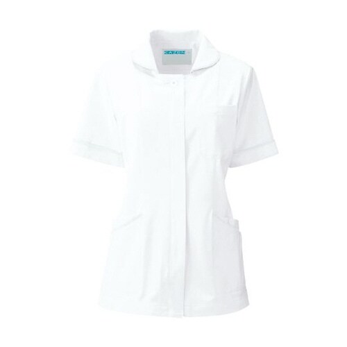 レディスジャケット半袖 白 M