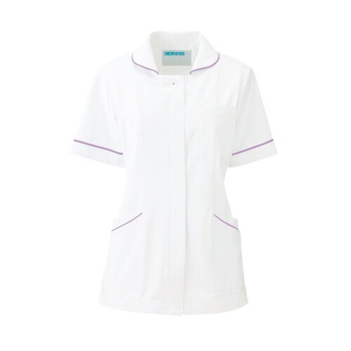 レディスジャケット半袖 パープル 3L