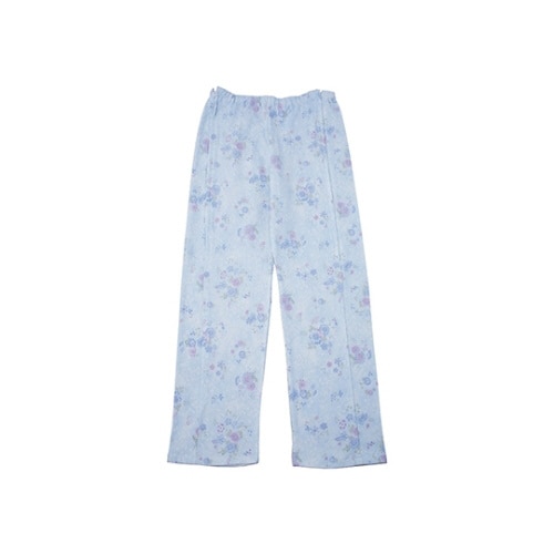 婦人腰開き洗い替えパンツ ブルー系 フリー