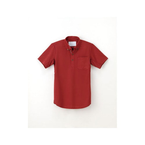 ニットシャツ レッド M