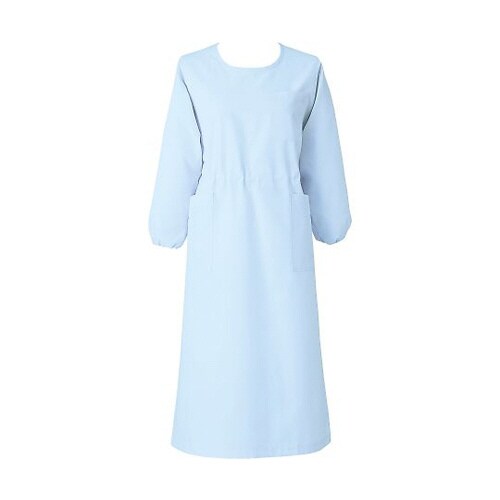 予防衣 七分袖 サックス 4L