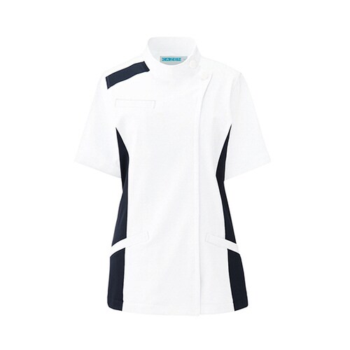 レディスジャケット半袖 ネイビー S