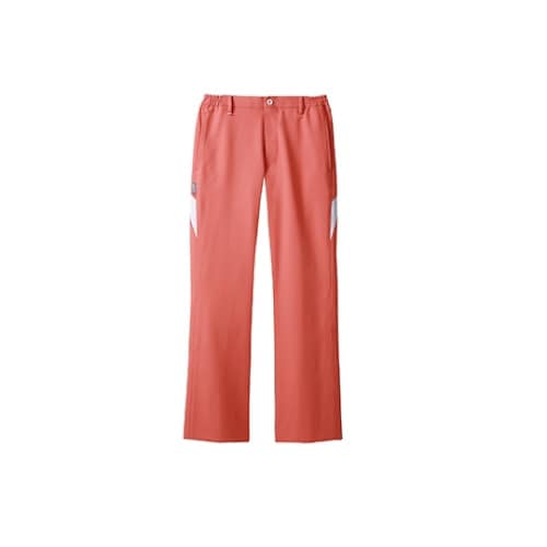 レディスパンツ ピンク×ホワイト