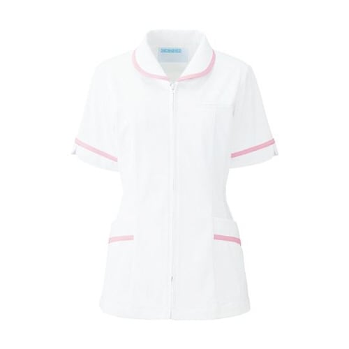 レディスジャケット半袖 ピンク 3L