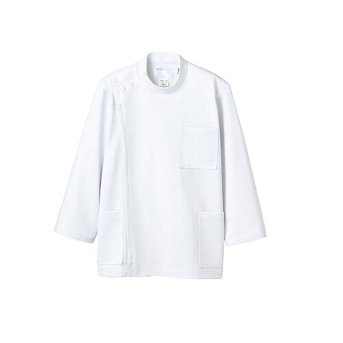 ケーシー メンズ 8分袖 白