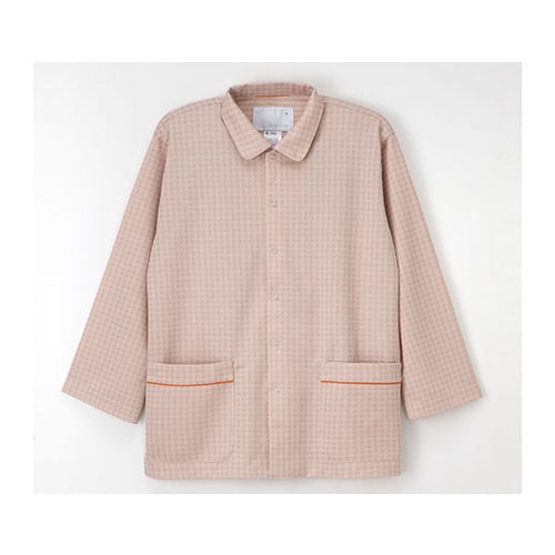 患者衣パジャマ型 ピンク S