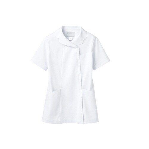 ナースジャケット 半袖 白