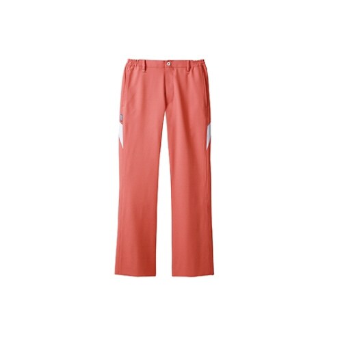 レディスパンツ ピンク×ホワイト