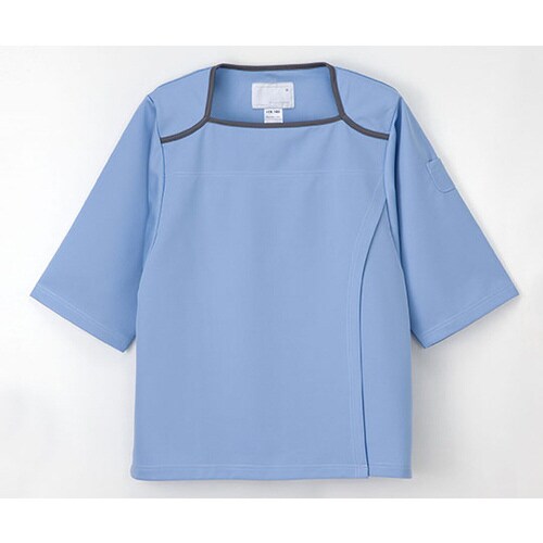 検診衣上衣 ブルー LL